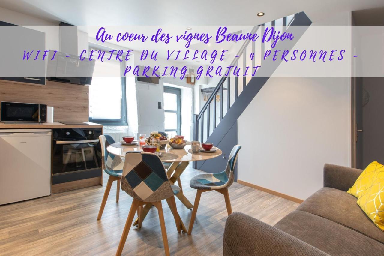 Au Coeur Des Vignes Entre Beaune Et Dijon Villa Montceau-et-Echarnant Bagian luar foto